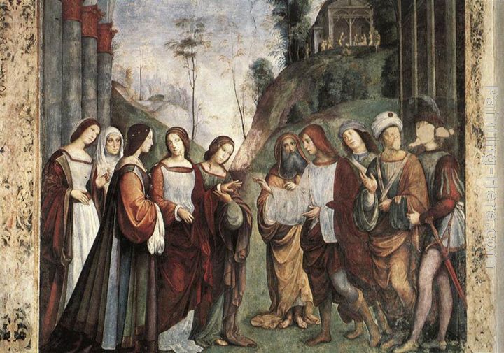 The Marriage of St Cecily painting - Francesco Francia The Marriage of St Cecily art painting